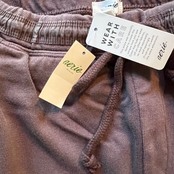 Aerie mocha joggers size sp - Picture 9 of 9